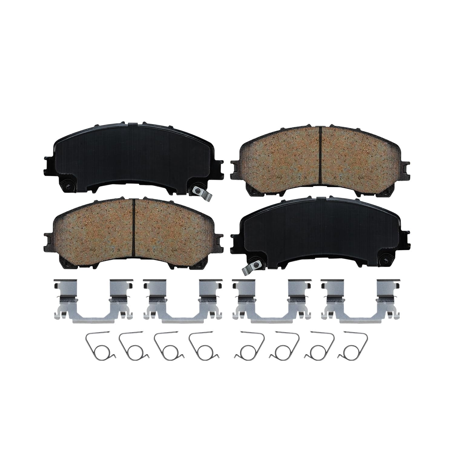 Detroit Axle - Brake Kit for 2014-2024 Infiniti Q50, 2017-2022 Q60, Drilled Slotted Disc Brake Rotors Ceramic Brake Pads : 12.60" inch Front and 12.13" inch Rear Rotors