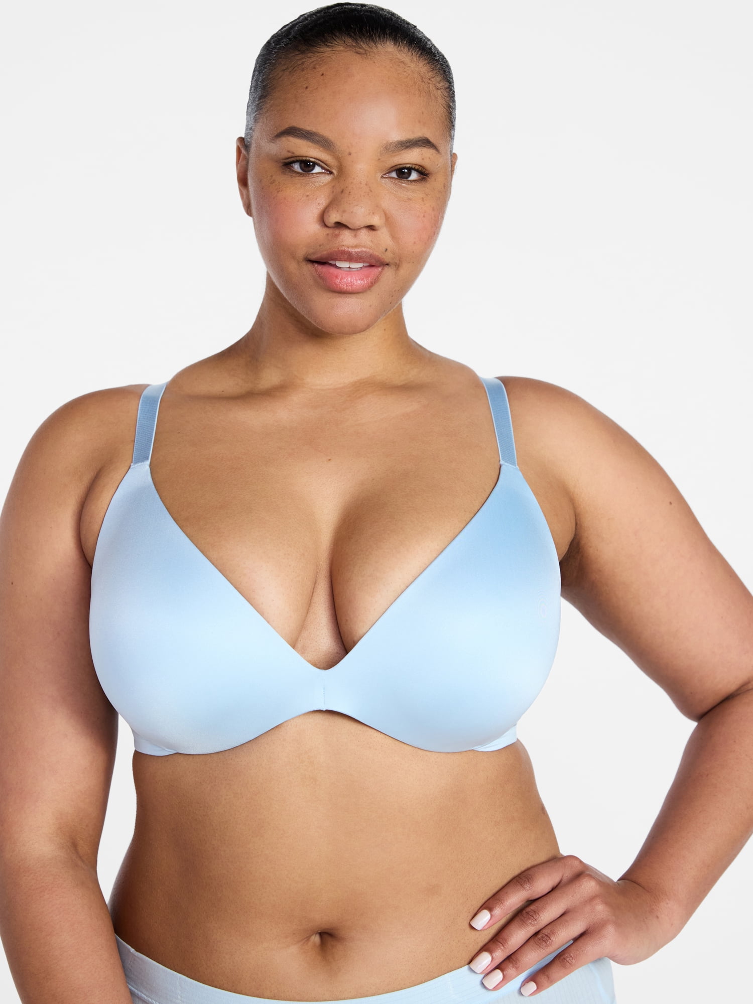 Joyspun Women's Wirefree Shine Push Up Bra, Sizes S-3XL