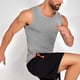 thumbnail image 4 of pstuiky Camisetas sin mangas para hombre, Camiseta deportiva informal de color liso para hombre, para entrenamiento físico, secado rápido, con cuello redondo Camisas de hombre xxxl, 4 of 4