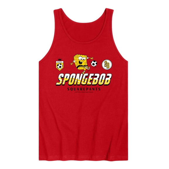 SpongeBob SquarePants - SpongeBob Soccer Jersey - Men's Sleeveless Graphic Tank