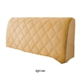 thumbnail image 4 of Ounissouiy Funda para cabecera lavable a máquina, para fácil limpieza y mantenimiento, funda para cabecera de cama Decoración del hogar bronceado suave, 4 of 6