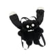 thumbnail image 5 of Mochila de peluche con forma de conejito, regalo de cumpleaños, correa ajustable para el hombro, moda, suave, informal. Negro, 5 of 9