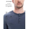 thumbnail image 3 of Playera Hombre Cuello Henley Casual Cómoda Manga Corta, 3 of 8