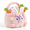 Pink, variant on Pink 3D Highland Cow Easter Basket, Sturdy Reusable Gift and Decoration