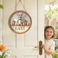 thumbnail image 6 of 1/2/3 Pieces Easter Welcome Door Sign Spring Easter Rabbit Sign Wooden Door Signs Spring Doors Hanger for Front Doors Outdoor Porch Farmhouse Indoor Wall Hanging Decoration, 6 of 9