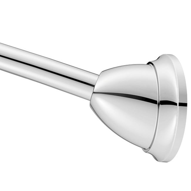 Moen Old World Bronze Tension Curved Shower Rod - Adjustable, Corrosion-Resistant
