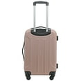 thumbnail image 3 of Travelers Club Midtown 4 pc. expandable hardside spinner luggage set, Rose Gold, 3 of 20