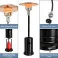 thumbnail image 6 of Patiojoy Outdoor 48000 BTU Standing Heater LP Propane Heater w/Wheels Black, 6 of 9