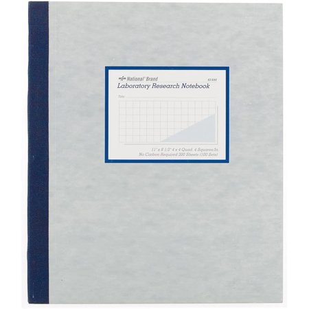 Blueline Laboratory Notebook Stitched Binding with Pressboard Cover 100 ...