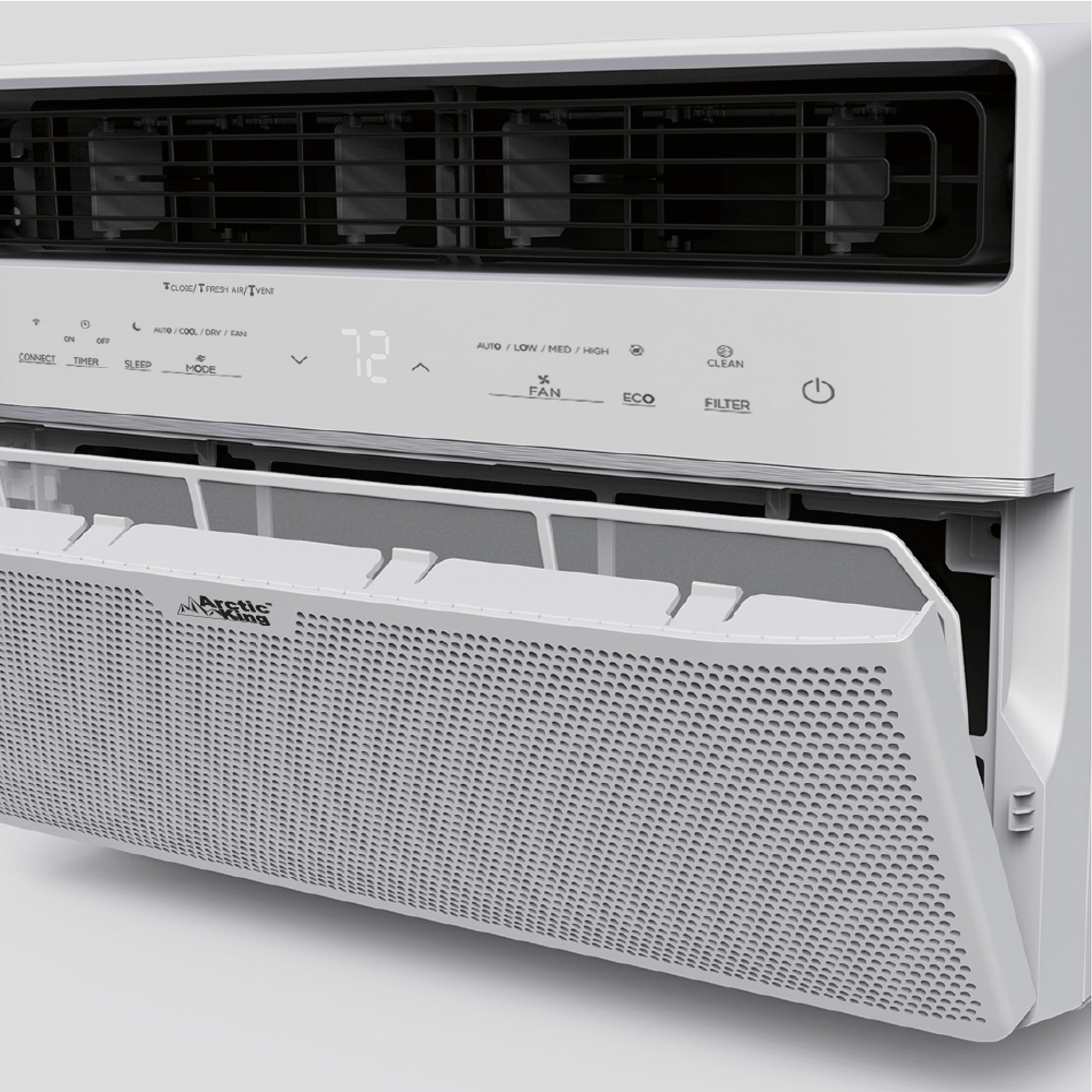 Restored Arctic King 12,000 BTU Smart Window Air Conditioner, Cools Rooms up to 550 Sq. Ft., White, (Refurbished)