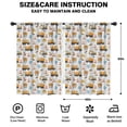 thumbnail image 2 of Blackout Kids Curtains,Cartoon Construction Vehicles Helmets Childrens Insulated Curtains Set Of 2,Bedroom Essentials,Toddler Room Decor 42"x63", 2 of 5
