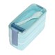 thumbnail image 4 of Bolsa de Almuerzo portátil, Acero inoxidable, 3 capas, 900ml, Diseño compacto, Para oficina/viaje, Almacenamiento seguro, Mochila de día, para trabajo, resistente, material duradero. Blahzhy, 4 of 9