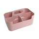 thumbnail image 5 of Organizador multiusos con asa para artículos de manualidades, tocador y maquillaje Rosa, 5 of 9