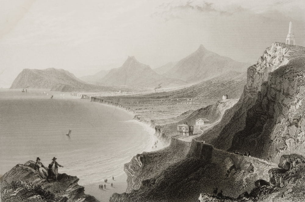 Killiney Bay County Wicklow Ireland Drawn By WHBartlett Engraved By R Wallis From The Scenery And Antiquities Of Ireland By NPWillis And JStirling CoyneIllustrated From Drawings By WHBartlett Publishe