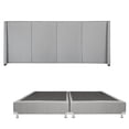 thumbnail image 1 of Box Base Cama King Size + Cabecera Milan Gris, 1 of 8