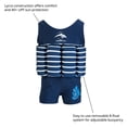 thumbnail image 2 of Konfidence Floatsuit Blue Breton Stripe 2-3 Years, 2 of 2