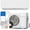 White, variant on Cozeware 12000 BTU Mini Split AC & Heat Pump 230V, 20 SEER2 Ductless Inverter System with Installation Kit, WiFi & Alexa Compatible, Cools & Heats 750 Sq.Ft, 3 Eco Modes, 1 Ton Ductless AC