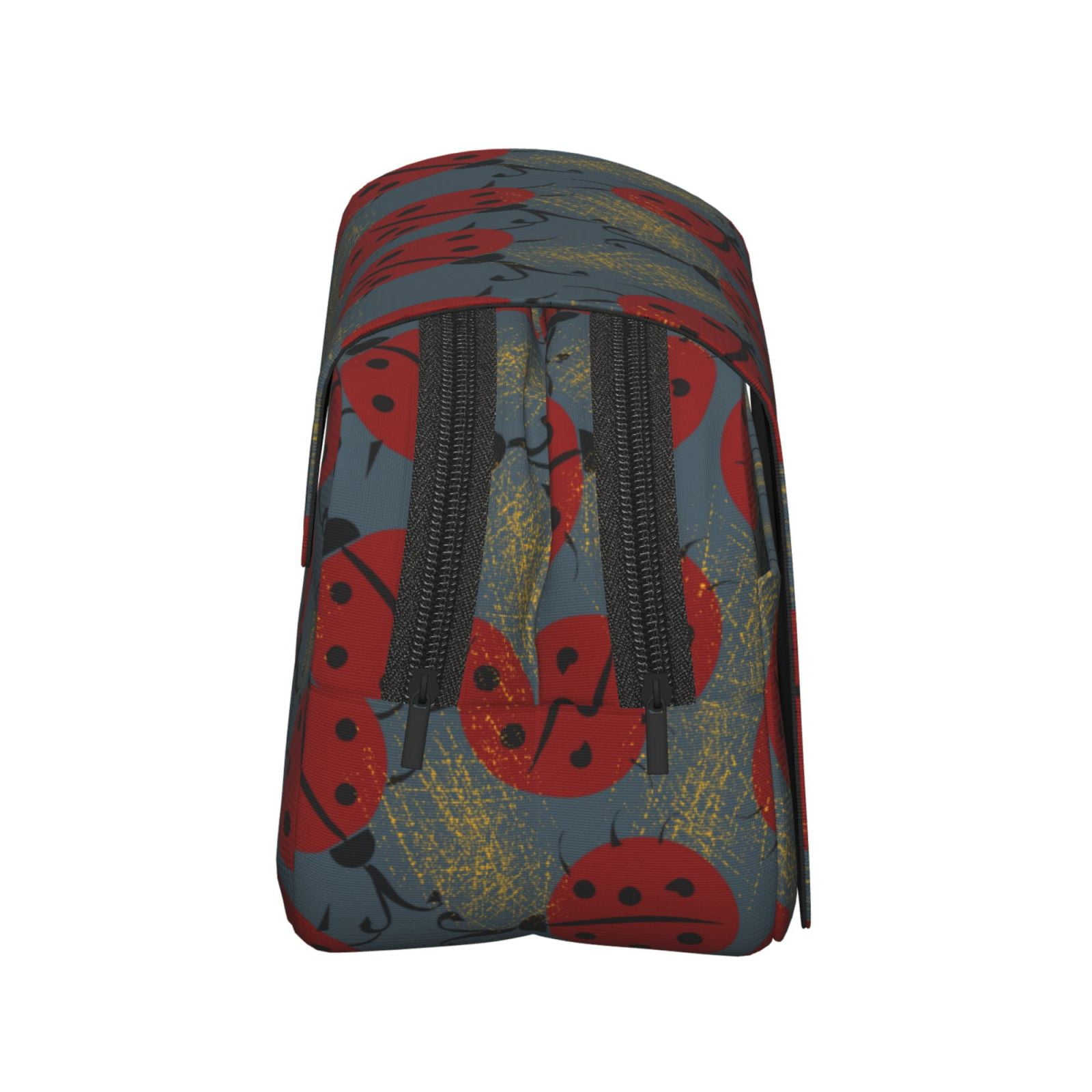 Rateoe Ladybug Pattern Double Clamshell Pen Case, Storage Organizer with Two Zipper Compartments– Holds Up to 50 Pencils & Pens