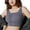 Gray, variant on Women Bras Under $ 5.00,Lamb Fleece Warm With Chest Cushion No Need To Wear Bra Thickened Fleece Suitable For Women's Underwear In Fall And Winter