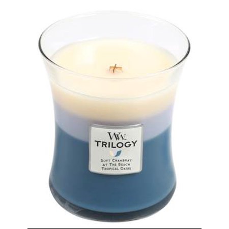 Beachfront Cottage Woodwick Trilogy 10 Oz Scented Jar Candles 3