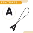 thumbnail image 5 of Unique Bargains 1 Pcs Metal/Rhinestones with Diamonds Car Rear View Mirror Pendant Accessories Car Hanging Ornament Black A, 5 of 6