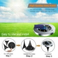 thumbnail image 6 of Qishi Solar Ground Lights, 8 LED Solar Disk Lights Outdoor Waterproof for Garden, Yard, Patio, Pathway, Lawn, Driveway, Walkway - Warm White (8 Packs), 6 of 8