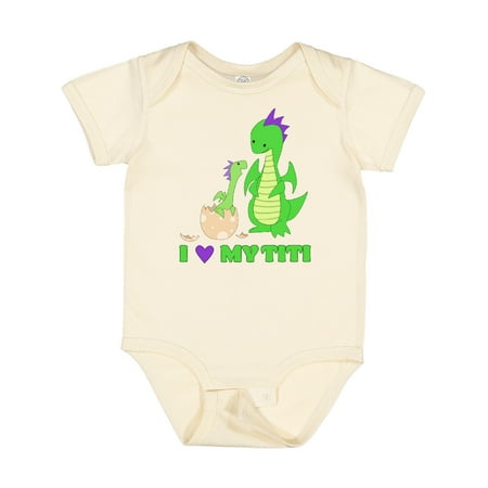 

Inktastic I Love My Titi Gift Baby Boy or Baby Girl Bodysuit