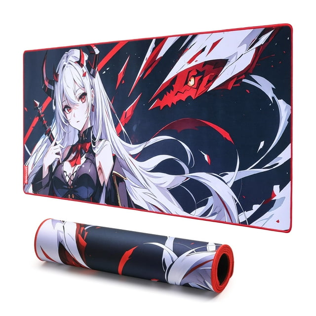 Alfombrilla para ratón gaming Redragon EISA P047L Anime 90x40 cm Negra