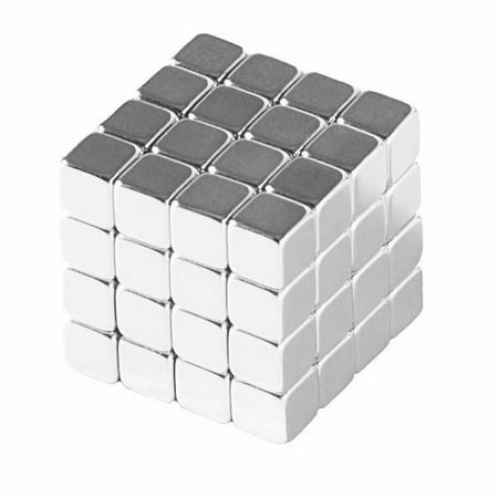 Neodymium Cube - totalElement 1/4 Inch Neodymium Rare Earth Cube Magnets N48 (64 Pack)