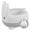 Gray, variant on ToeZee Bunny Toddler Potty Training Toilet Seat - Comfortable Toddler Toilet Seat - Easy to Clean Removable Bowl - Non-Slip Kids Potty Chair - Toddler Potty Seat for Boys & Girls Gray