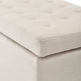 thumbnail image 4 of Adore Decor Arlo Tufted Storage Bench Ivory, 4 of 7