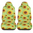 thumbnail image 2 of Fotbe Sunflower Leaves Pattern Automotive Seat Covers for Cars Trucks and SUVs – Car Seat Covers for Front Seats,Protective Seat Covers,Vehicle Seat Covers, Set of 2, 2 of 9