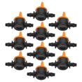 thumbnail image 5 of 10pcs Drip Irrigation Shut Off Valves, Durable Flow Control Valves for Micro Tubing, Suitable for Gardens, Aquariums, and Landscape Sprinklers, 5 of 5