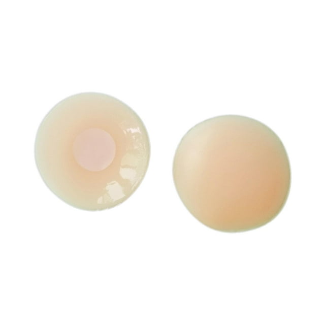Cubierta de pecho para mujer, sujetador Invisible de silicona, almohadilla para el pecho para vestido de noche, traje de baño Color de piel redondo