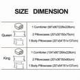 thumbnail image 3 of Satin Queen Comforter Set Silk Like Satin Bedding Set Hotel Soft Polyester Black Bed Set Luxury Silky Pillow Cover with Quilt Set Ruffle Down Comforter Home Decor, 3 of 10