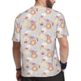 thumbnail image 2 of Wukai Butterfly Flower Print Men's Short-Sleeved Mesh T-Shirt,Quick-Dry Short Sleeve Workout T-Shirt-4X-Large, 2 of 8