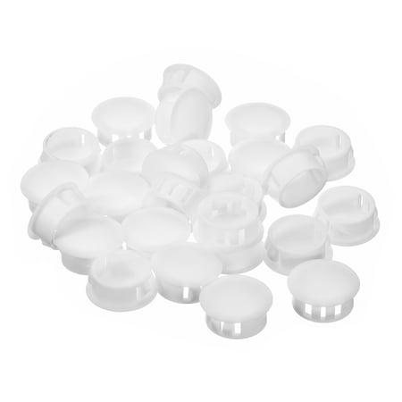 

26Pack 20mm(25/32 ) Plastic Hole Plugs Panel Flush Type Knockout Locking Plugs White