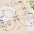 thumbnail image 4 of 4 Pcs Pet Pearl Necklaces with Heart Shape Rhinestone Dog Cat Fancy Collars with Crystal Pendant Pet Collar Pet Charms for Wedding Birthday Party for Puppy Pets Small Dogs, 4 of 8