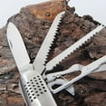 thumbnail image 4 of Stainless Steel Multifunction Folding Pocket Knife - 11-in-1 Outdoor Camping Tool with Scissors, Can Opener, Nail File, Screwdriver, and More - Perfect Gift for Adventurers and Everyday Use, 4 of 7