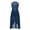 Navy Blue, variant on YONGHS Kids Girls Ballet Lyrical Dance Dress Sleeveless Rhinestones Figure Skating Leotard Brown 10