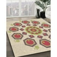 thumbnail image 3 of Ahgly Company Machine Washable Indoor Rectangle Transitional Khaki Gold Area Rugs, 5' x 8', 3 of 7