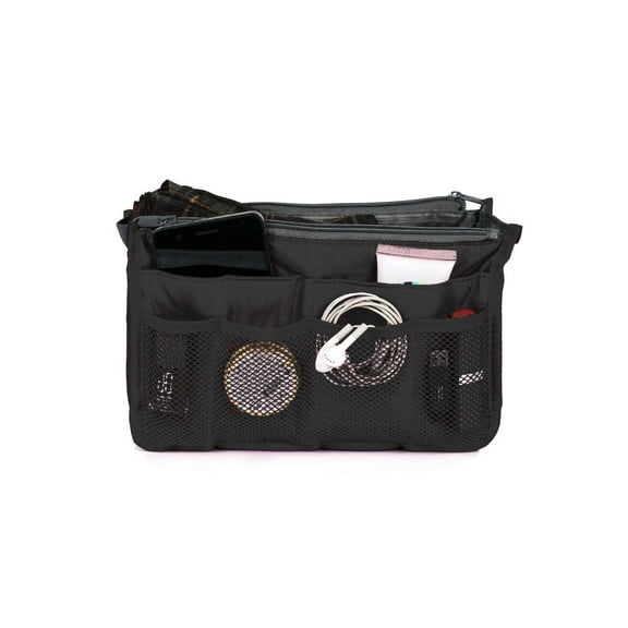 Karla Hanson Pack n Fold RFID Reversible Tote Organizer - Black