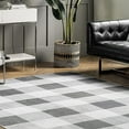 thumbnail image 4 of nuLOOM Lucy Machine Washable Farmhouse Buffalo Plaid Area Rug, 4 of 10