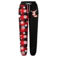 thumbnail image 2 of Pantalones de mezclilla Gibobby para Mujer Otoño e Invierno Casual Divertido impreso Cintura elástica XL Blanco, 2 of 4