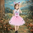 thumbnail image 1 of LOVZFMLL Robe d'Été Sans Manches à Col Rond Imprimée pour Filles, 1 of 9