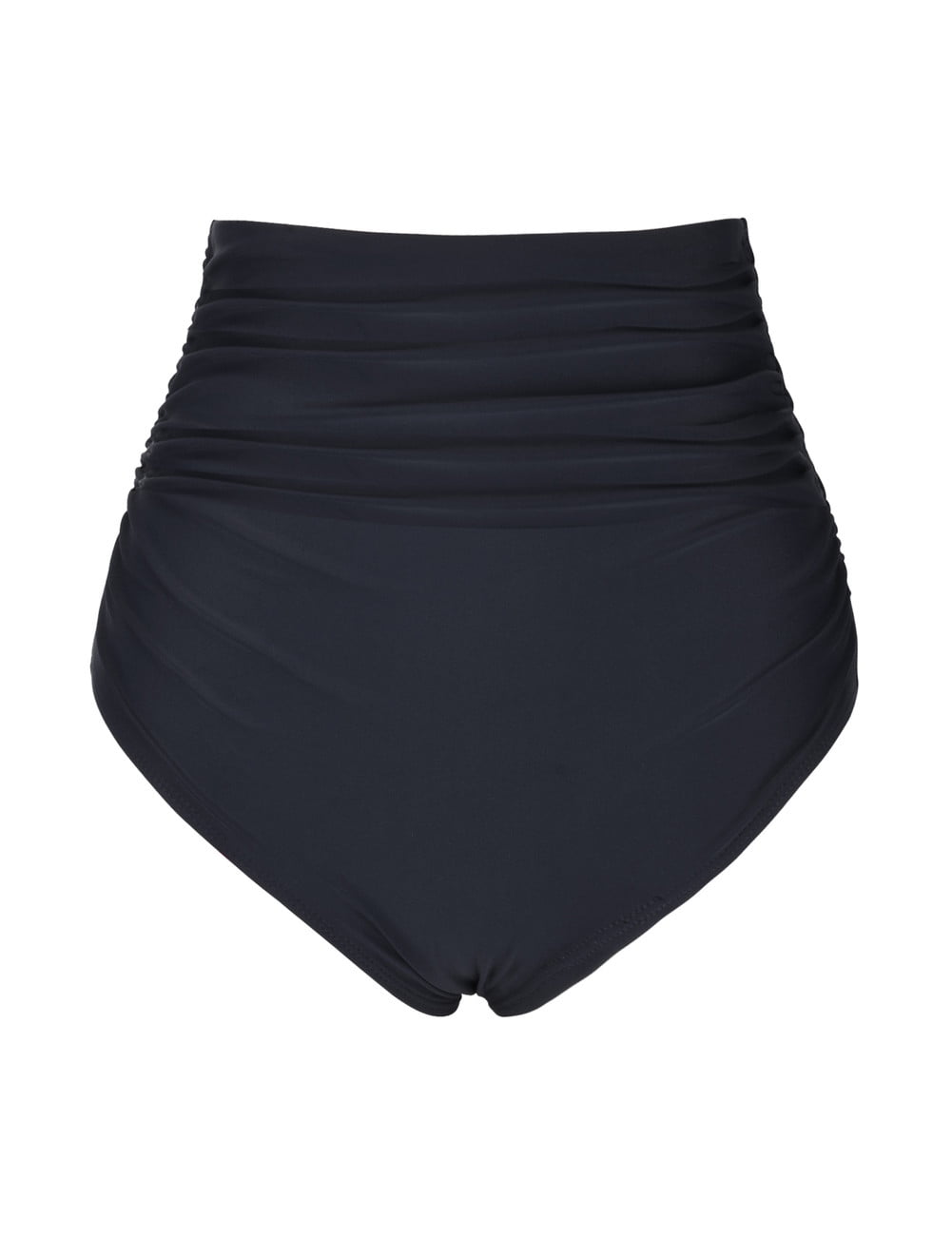 Hilor Women's High Waisted Bikini Bottom Shirred Hispter Tankini Briefs Swim Shorts