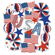 Beistle 22-Piece Patriotic Decorating Kit 55706