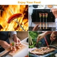 thumbnail image 6 of Shoreew Telescopic BBQ Fork Stainless Steel U-shaped Kabob Skewers Extendable Marshmallow Hot Dog Roasting Sticks for Campfire Picnic Outdoor Cooking, 6 of 7