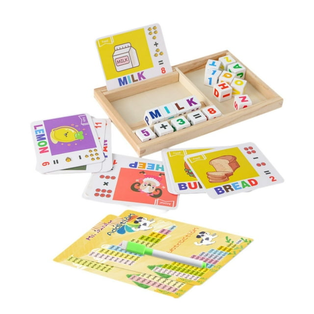 Juego de matemáticas Montessori Juguete Clasificación y Juego de Desarrollo Juguete Cognitivo de la Primera Infancia Juguete Educativo Juguete de la