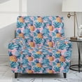 thumbnail image 2 of Xixirimido Pineapples Pattern Recliner Chair Covers 4 Pieces, Stretch Lazy Boy Recliner Cover, Recliner Sofa Slipcover with Pockets, Furniture Protector for Living Room, Pets, Kids, 2 of 8
